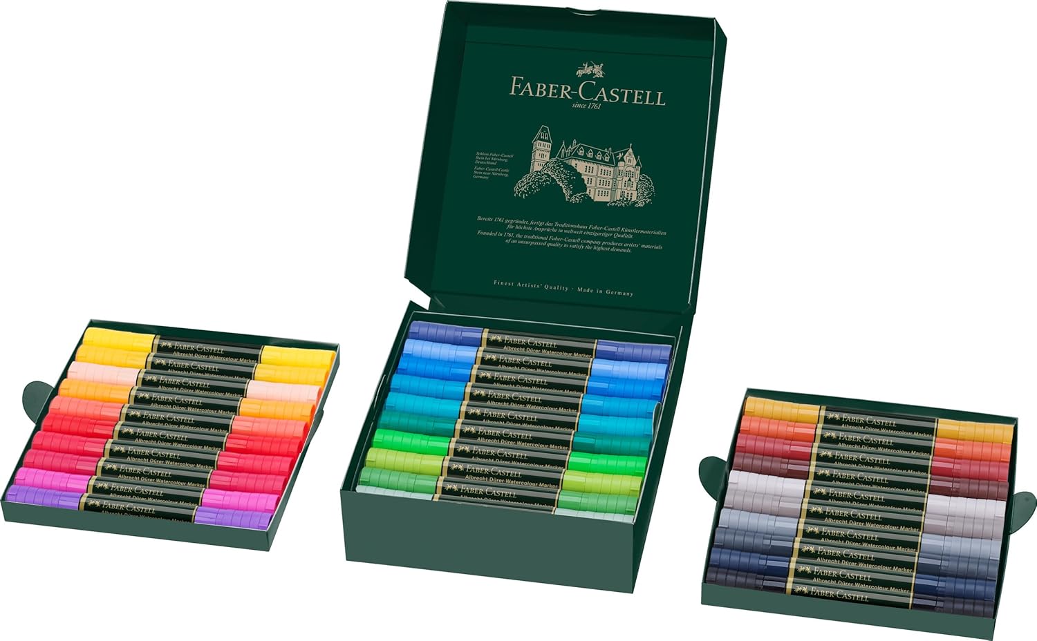 Detalle de Faber-Castell AG160330 Albrecht Durer 30-Piece Watercolour Marker Set