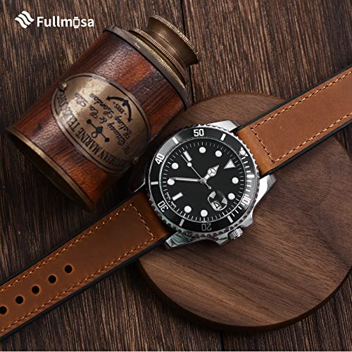 Thumbnail 1 de Fullmosa 22mm Correa Reloj Cuero y Silicona para Hombre y Mujer
