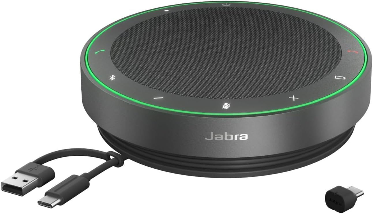 Detalle de Jabra Speak2 75 Link 380c(2775-429)スピーカーフォン、4マイク・65mmスピーカー搭載