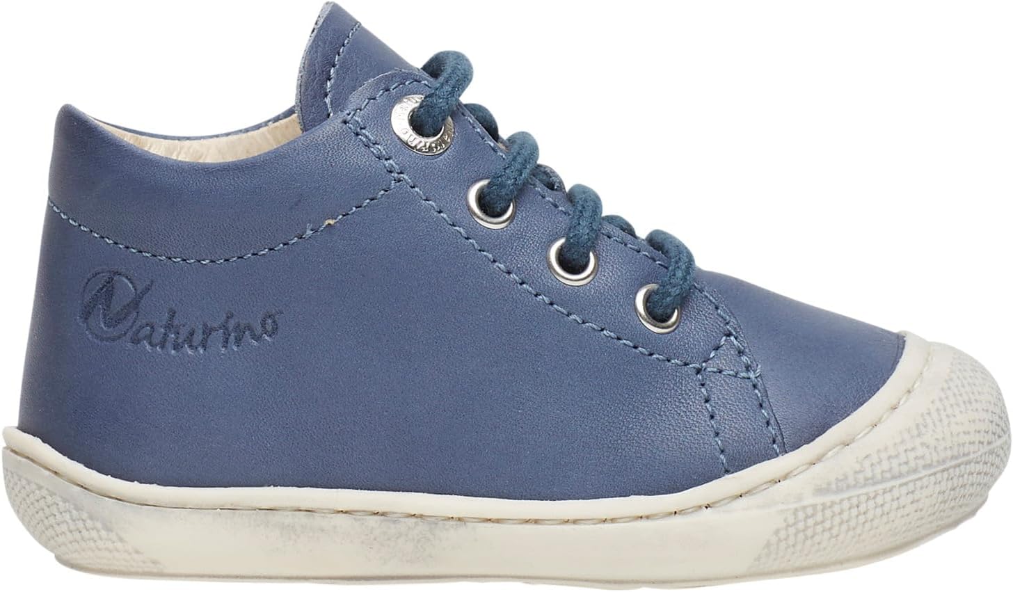 Detalle de Naturino Scarpine Primi Passi in Pelle – Scarpe per i primi passi in pelle con chiusura a lacci