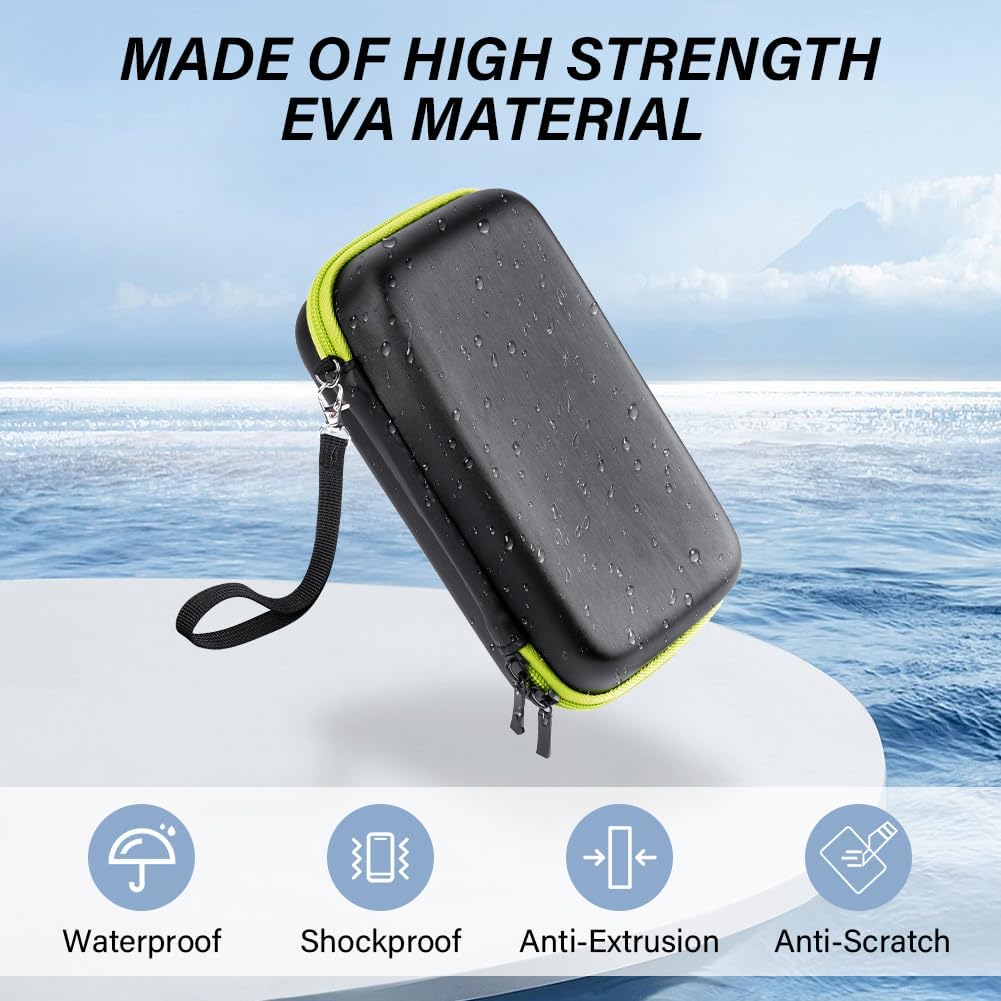 Detalle de AOGOE Custodia per Philips OneBlade: protezione rigida EVA e stile per i tuoi rasoio
