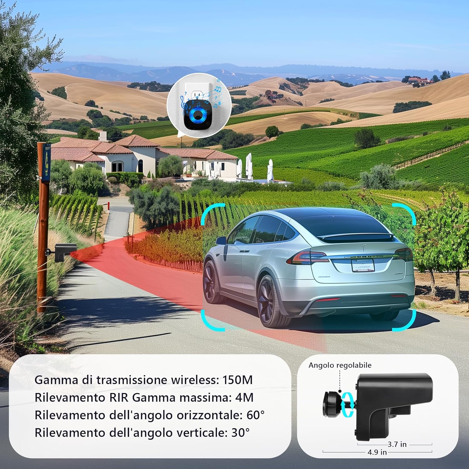 Thumbnail 2 de PHYSEN Bewegungsmelder 150 m 🔔