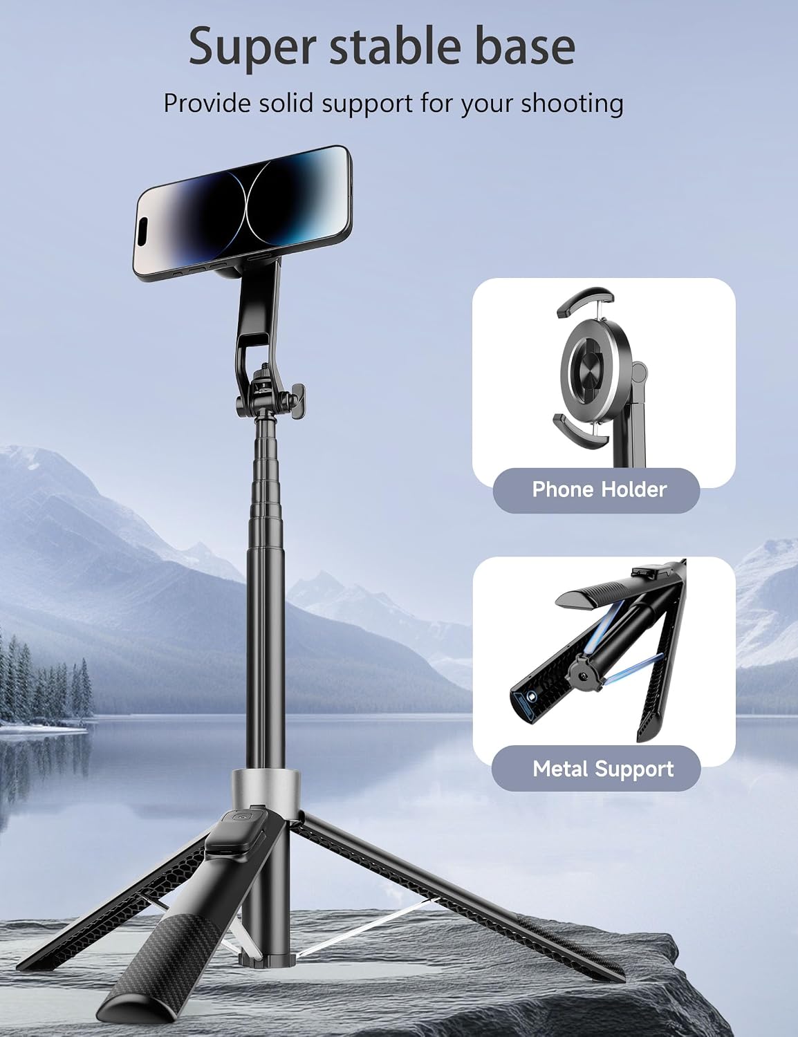 Thumbnail 6 de Victiv Magnetic Selfie Stick Tripod 70"