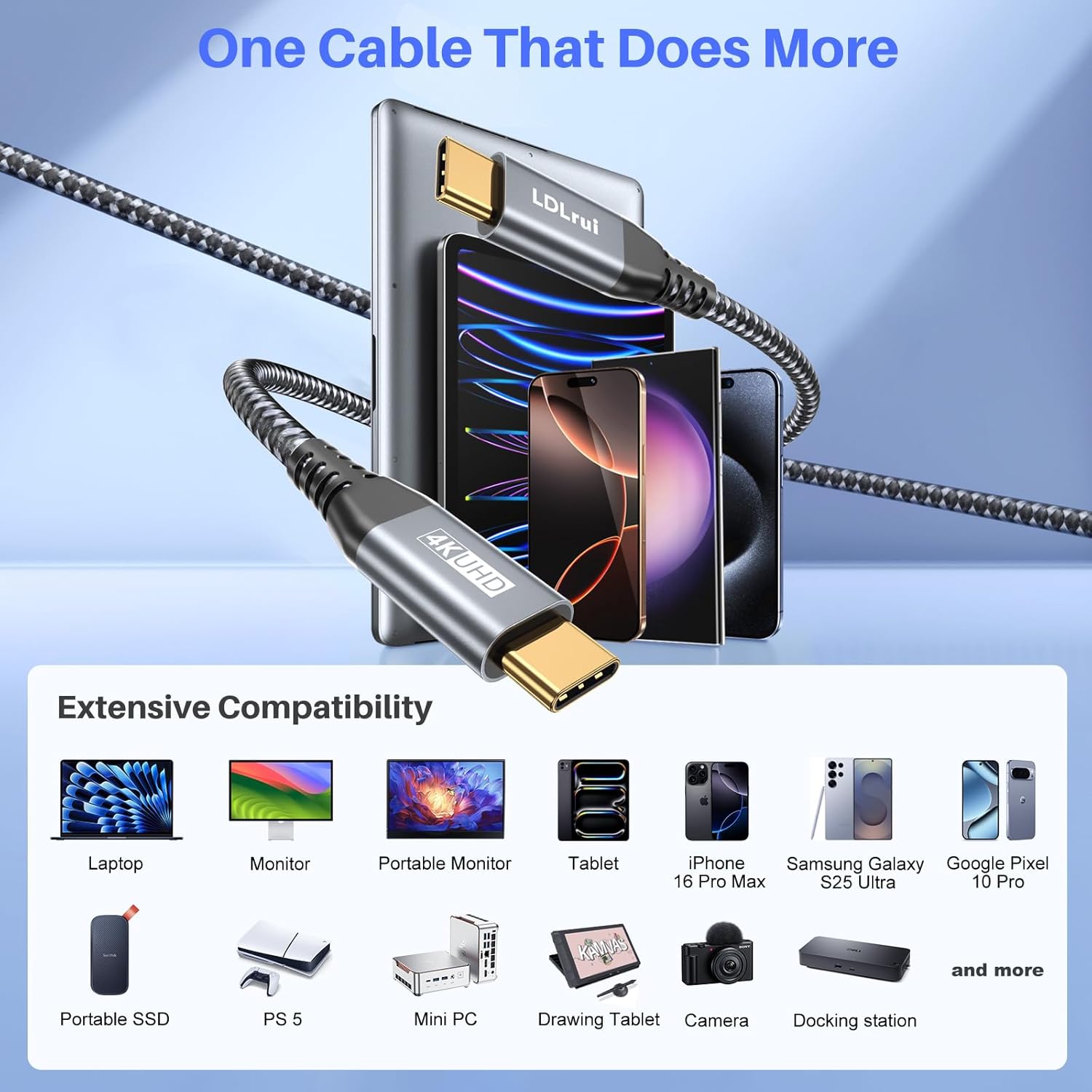 Thumbnail 5 de LDLrui USB-C Kabel 0,9 m 🔌