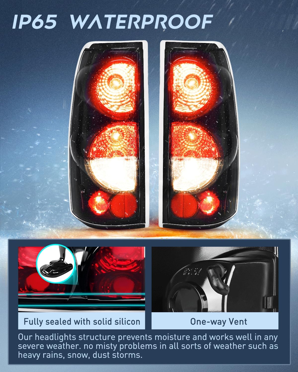 Thumbnail 4 de Nilight Silverado Tail Light Assembly 99–07
