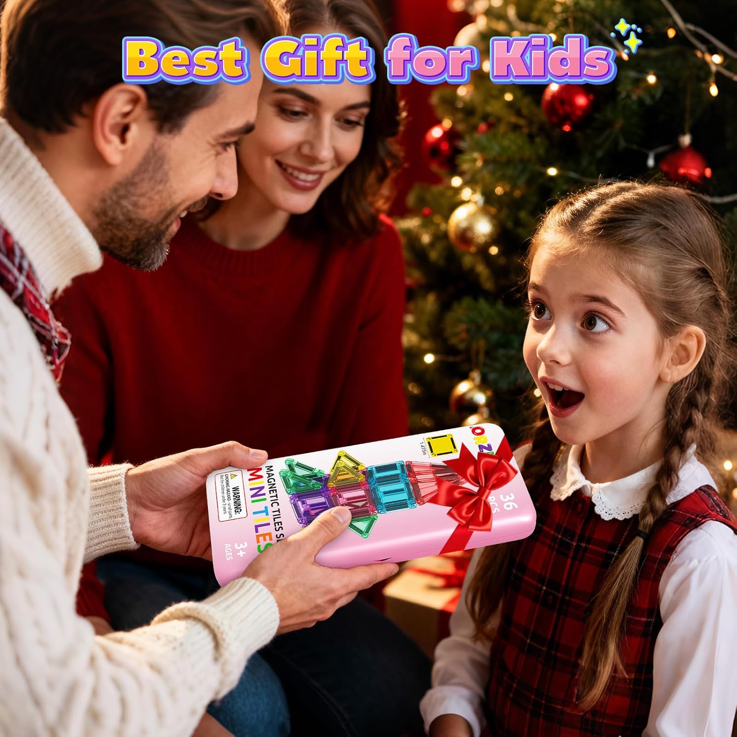 Thumbnail 6 de ORZbb Mini Magnetic Tiles Toddler Travel Essentials Set (36-Piece) with Case