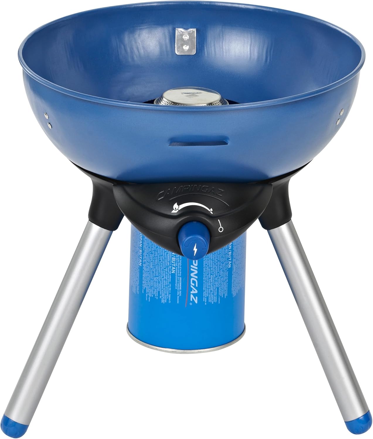 Detalle de Campingaz Party Grill 200 fornello: grill portatile con accensione piezoelettrica e cucina multipla