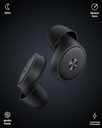 Detalle 2 de Tapones para Dormir con Cancelación de Ruido -45 dB de ECLVOX (8 Almohadillas, XS-S-M-L)