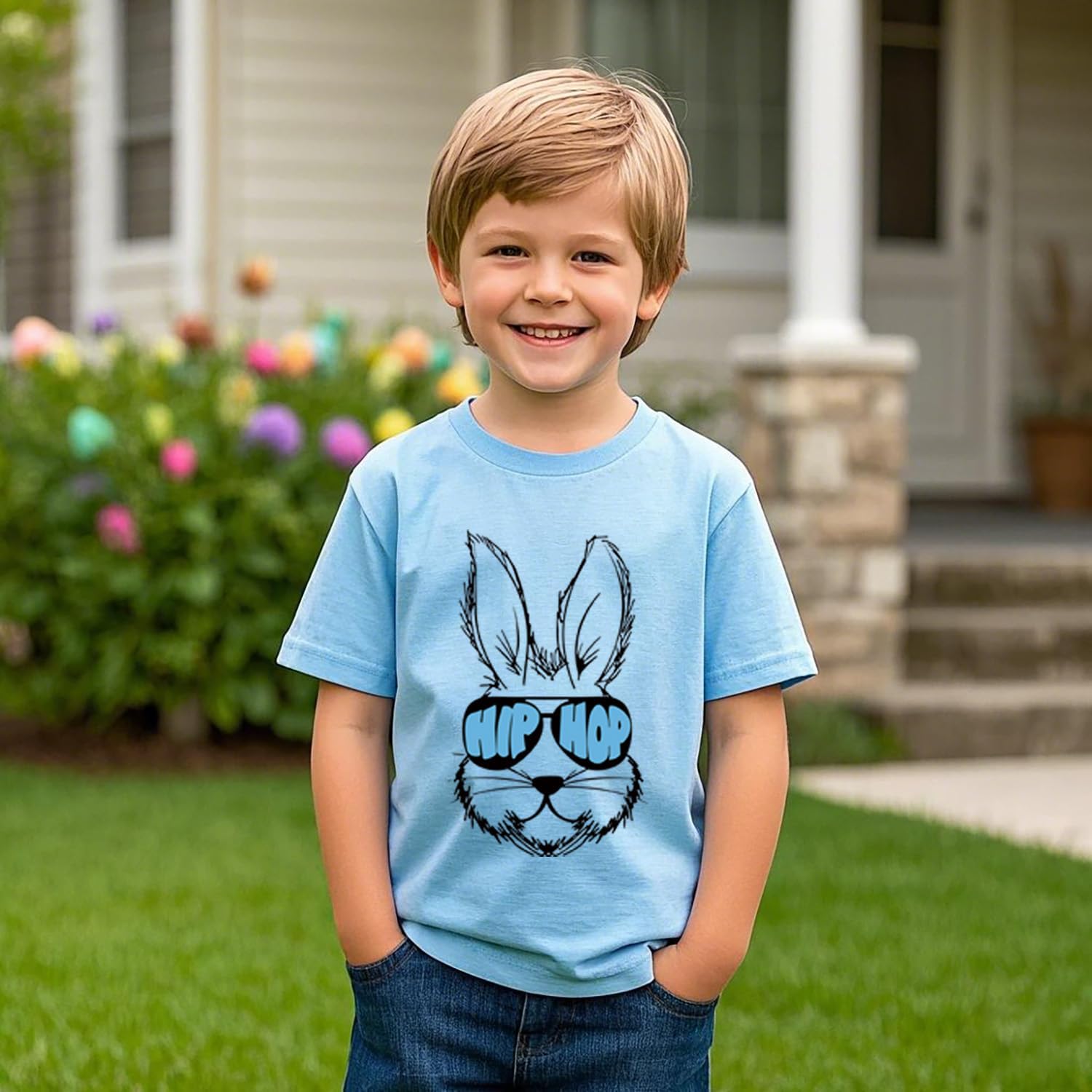 Detalle 1 de Toddler Easter T-Shirt, Cotton