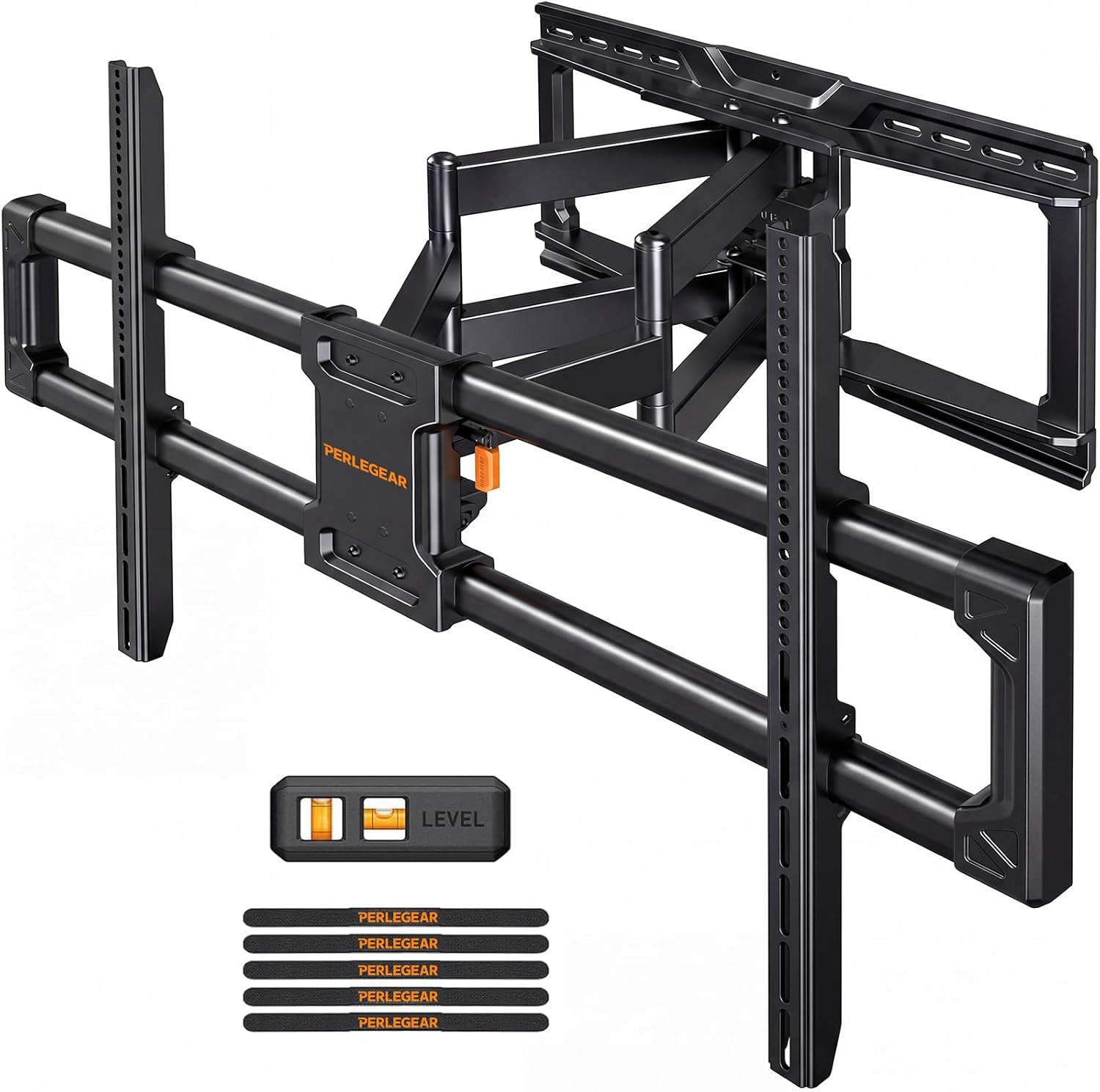 Detalle de Perlegear PGTVM69B-XLF-US Full-Motion TV Wall Mount for 55–120-Inch TVs