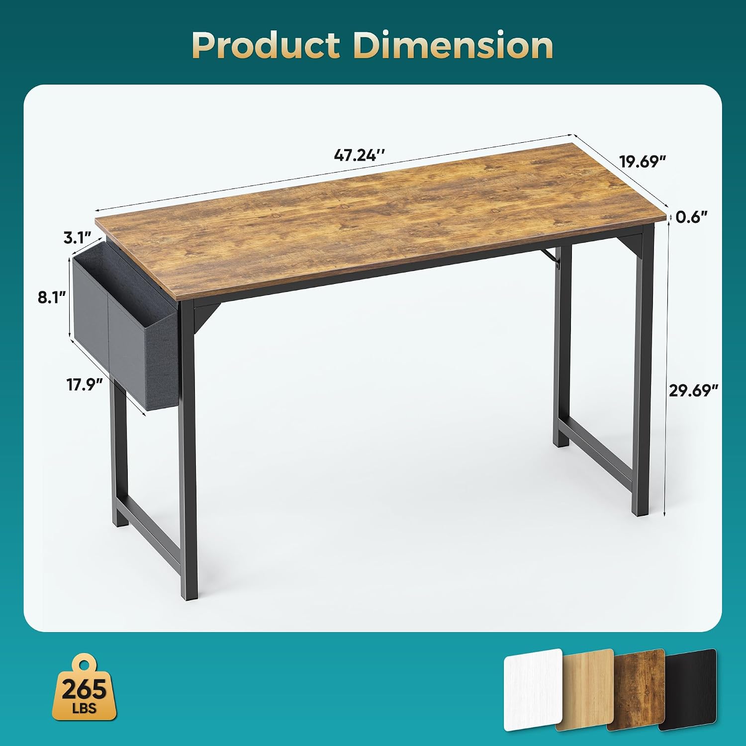 Detalle de OLIXIS Computer Desk 47 Inch