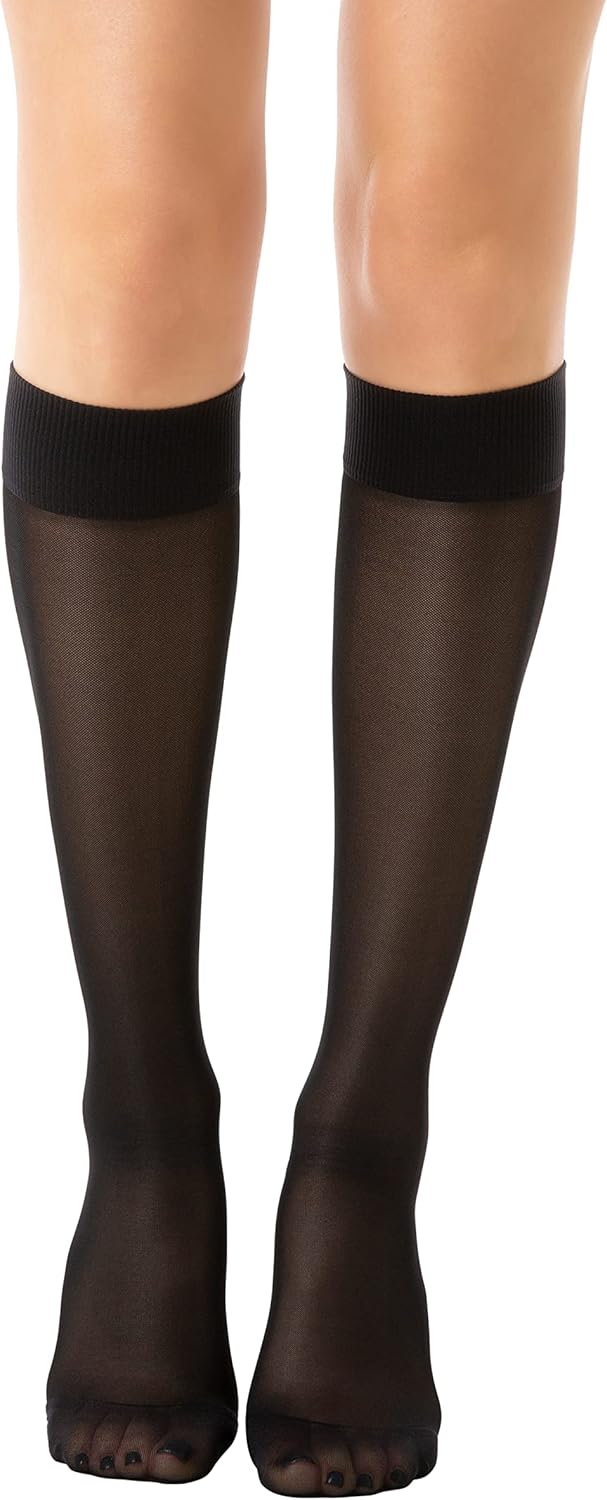 Thumbnail 6 de Relaxsan Basic 850 Stützstrümpfe Damen (18–22 mmHg) – Kompressionskniestrümpfe mit 140 Den, 2 Paar