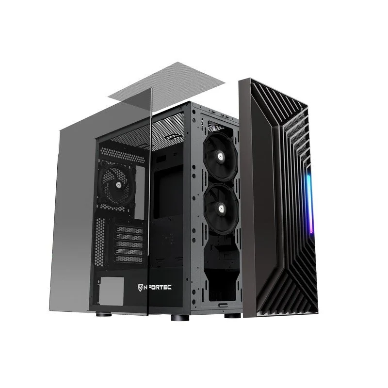 Thumbnail 3 de Nfortec Nervia ARGB Torre ATX con 4 ventiladores 🖥