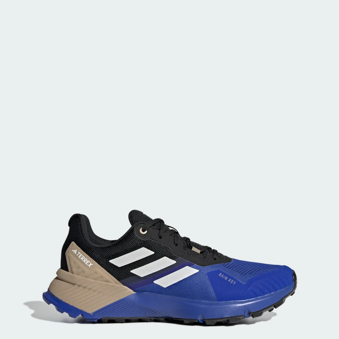Detalle de Zapatilla Terrex Soulstride RAIN.RDY Trail Running de Adidas – Azul