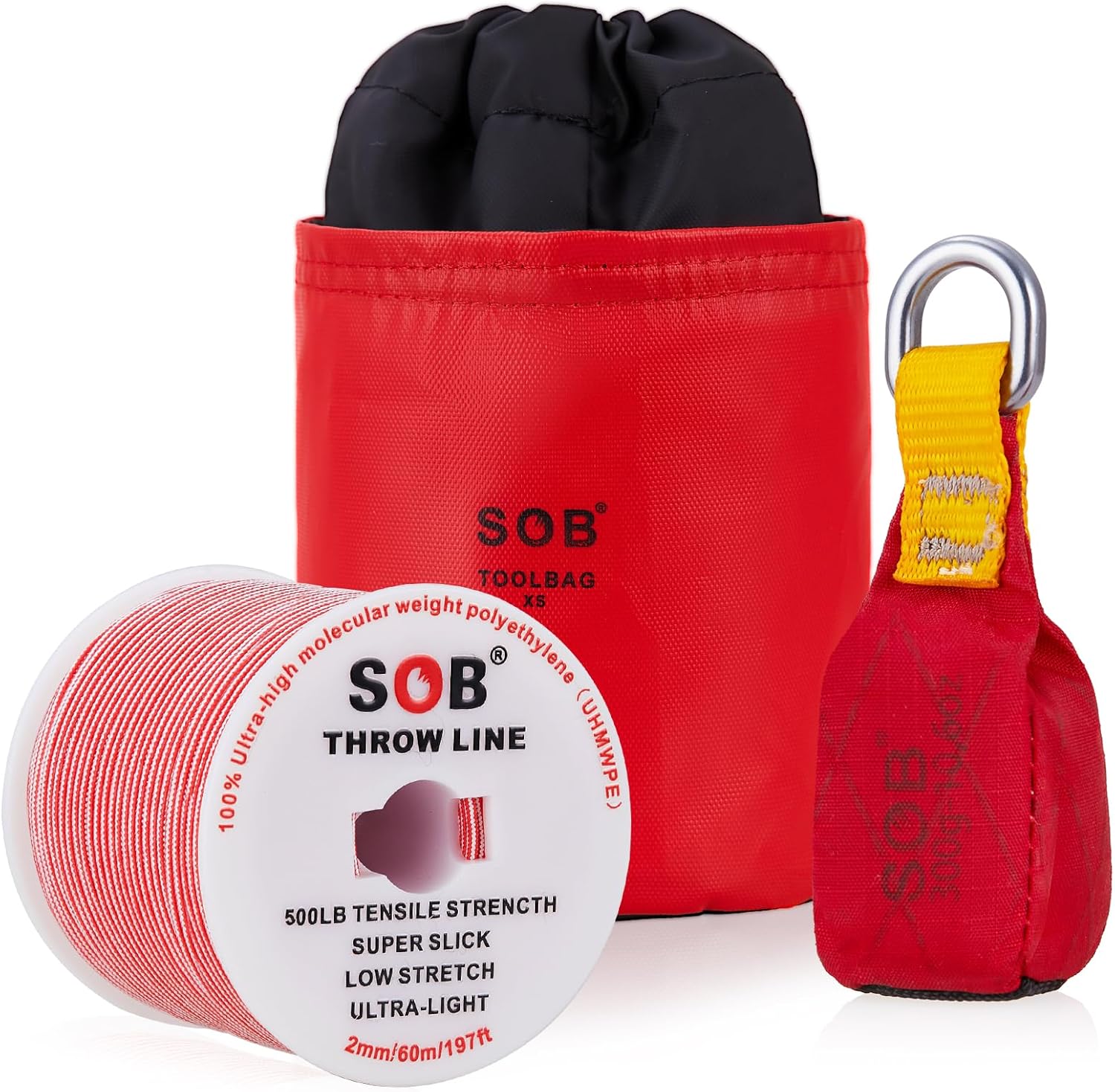 SOB Bolsa de Lanzamiento 60 m Cuerda para Escalada