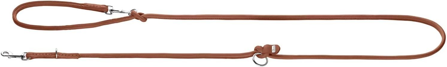 Detalle 2 de Hunter Verstellbare Hundeführleine SOHO Round MINI – Cognac, 200 cm