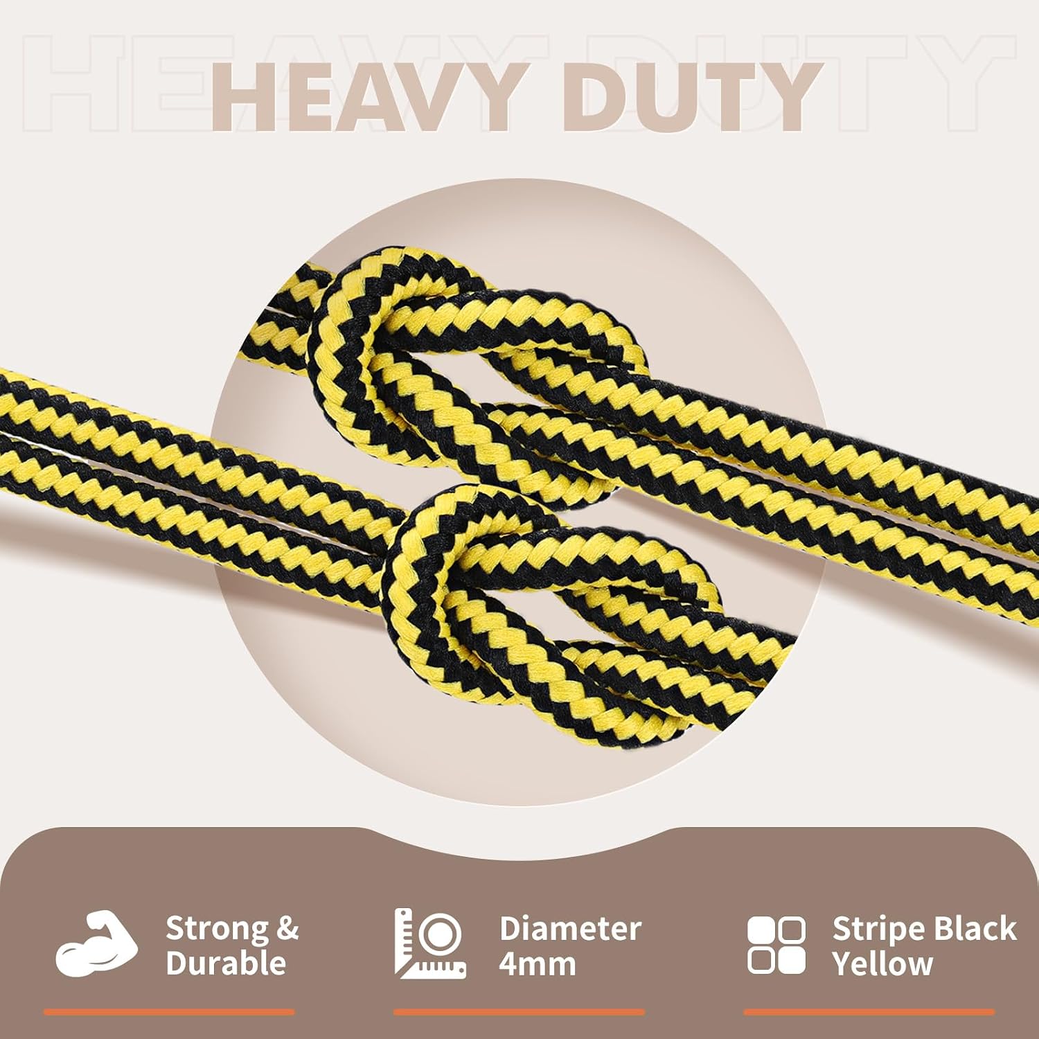 Detalle 2 de Stepace Round Boot Laces, Polyester