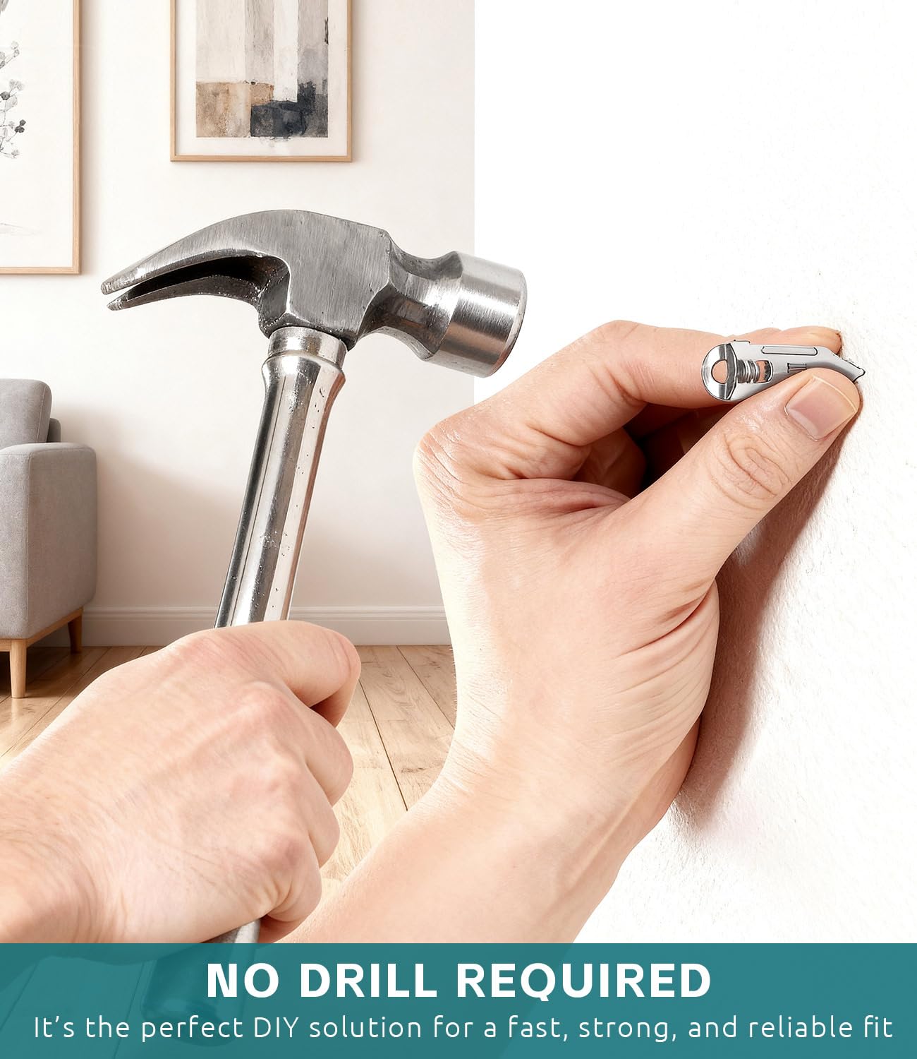 Thumbnail 5 de BYSMAH Plasterboard Fixings 160Pcs: Self-Drilling Anchors and Screws for Heavy-Duty Drywall