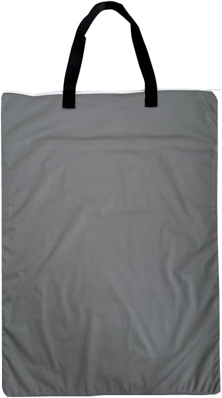Thumbnail 1 de JUTESK Large Hanging Wet/Dry Cloth Diaper Pail Bags for Reusable Diapers or Laundry (Light Grey)