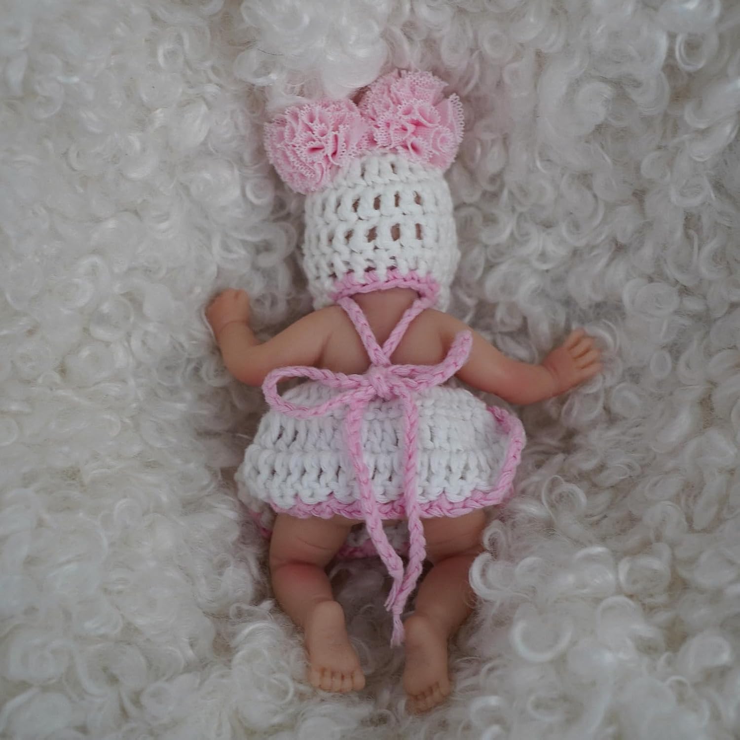 Detalle de Newtotlove Mini Silicone Baby Doll, 4.5-Inch