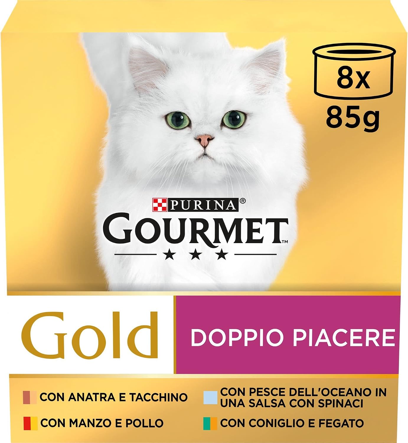 Thumbnail 6 de GOURMET Gold Bocconcini Umido per Gatti Adulti con Manzo e Pollo in Lattine da 85 g (Confezione da 24)