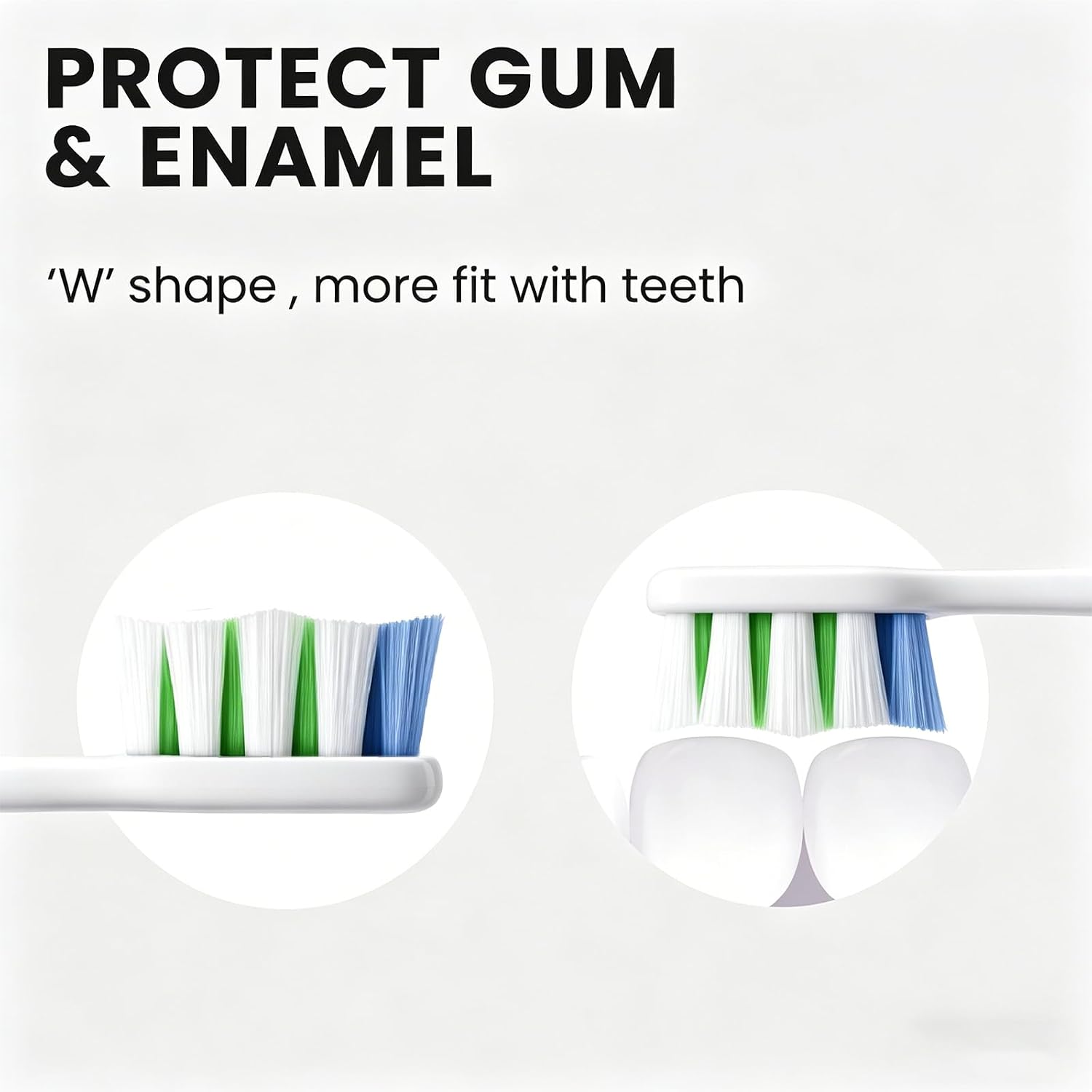 Thumbnail 4 de Standard Clean Testine di ricambio per spazzolino Oclean – 6 pezzi, setole DuPont, bianco