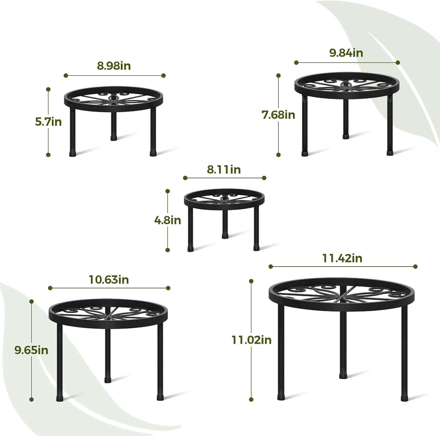 Detalle de Bamworld 5-Pack plant stands