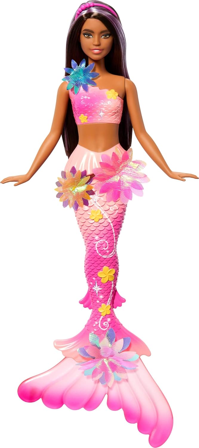 Thumbnail 6 de Barbie Sirena Magia Floreale — muñeca sirena con flores que florecen