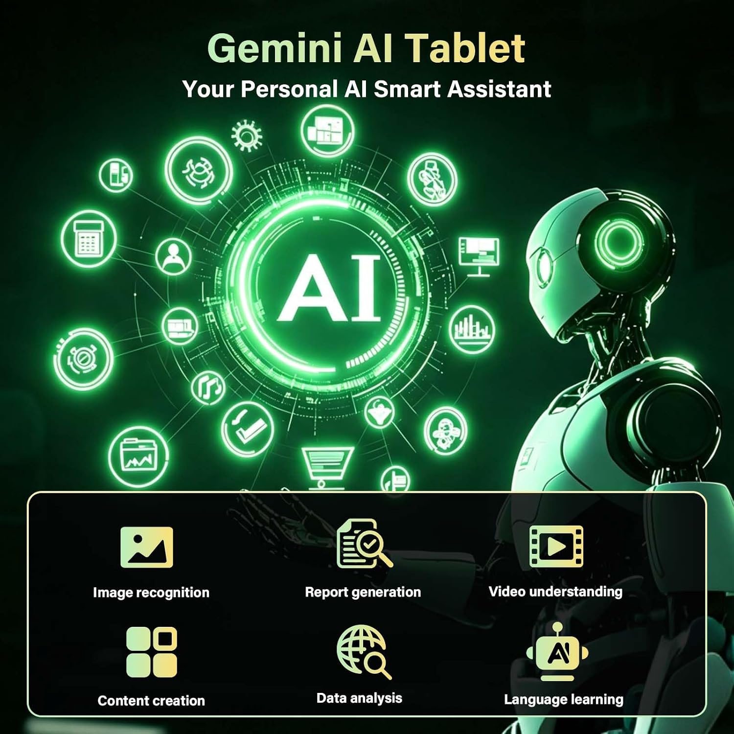 Detalle 2 de YLEEBG Android tablet, 13.4-inch