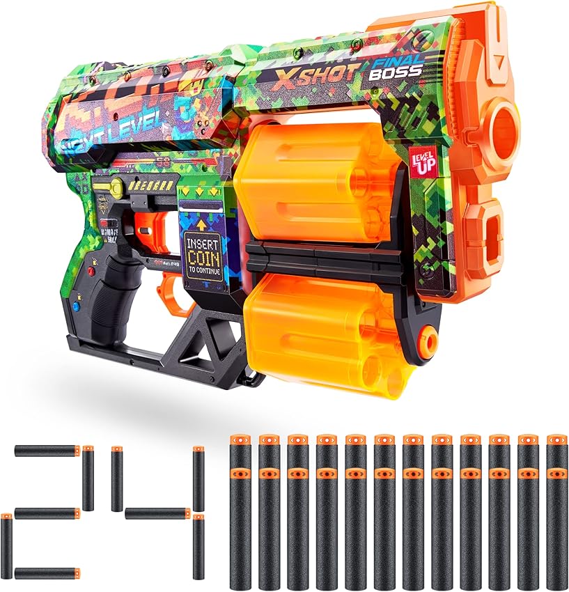 Detalle de ZURU XShot Skins Dread K.O — 24 dardos
