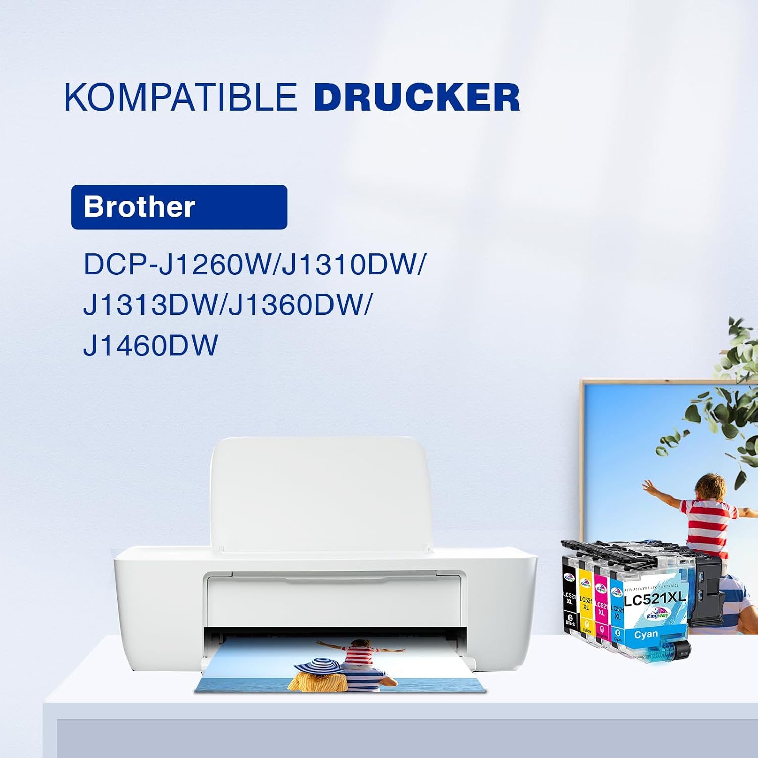 Detalle 2 de LC521 Druckerpatronen 4er Pack XL