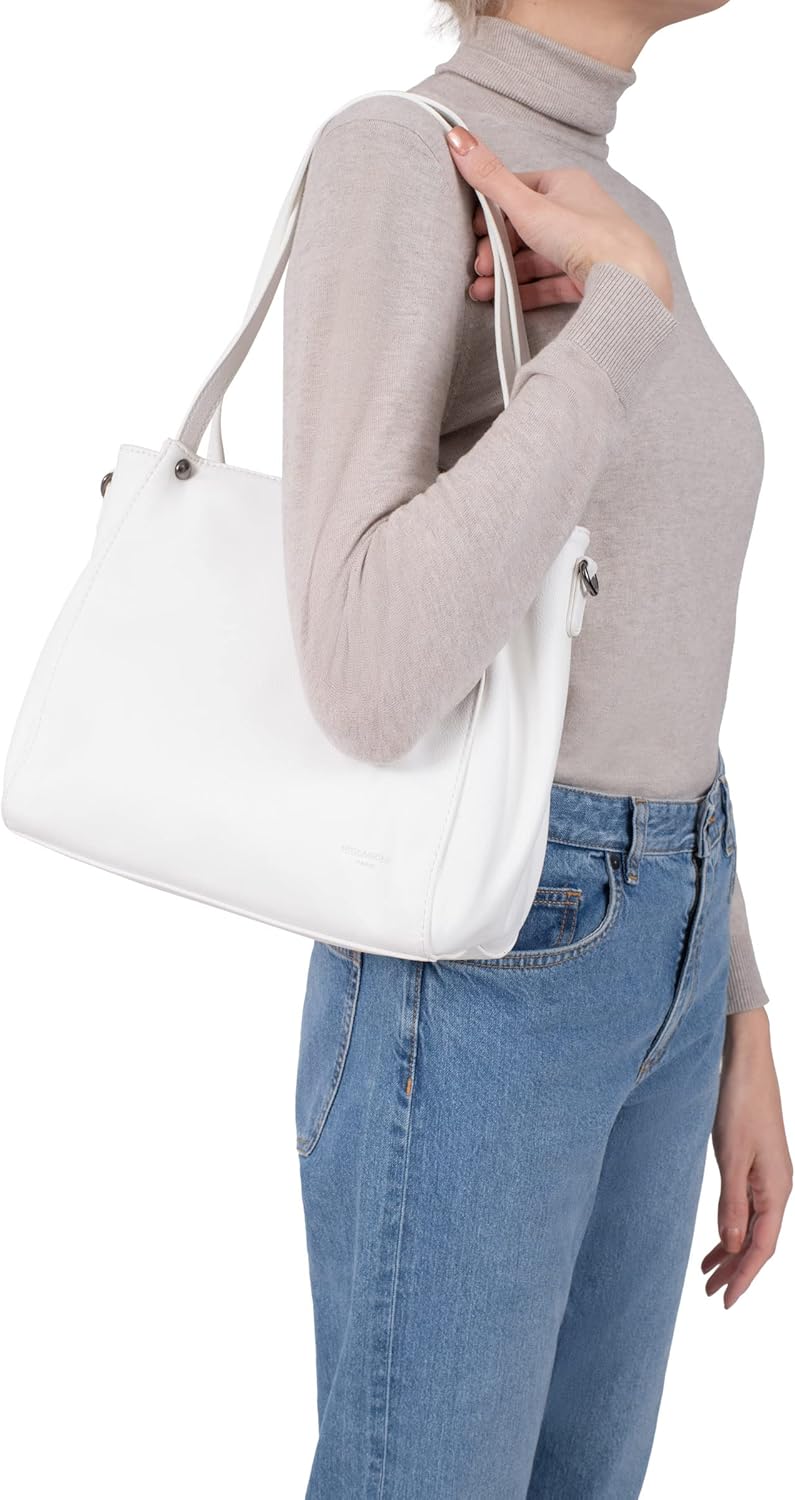 Thumbnail 1 de Hexagona sac porté épaule 2 anses compatible téléphone portable, collection Gracieuse – moutarde (femme)