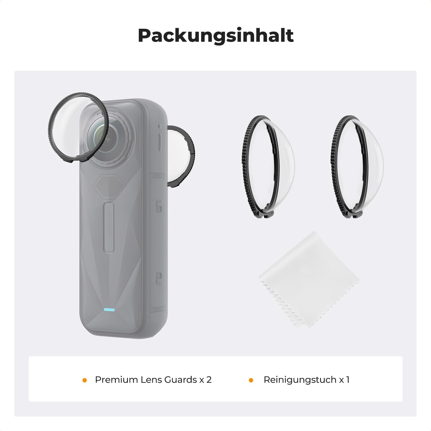 Thumbnail 6 de K&F CONCEPT Objektivschutz Insta360 X5
