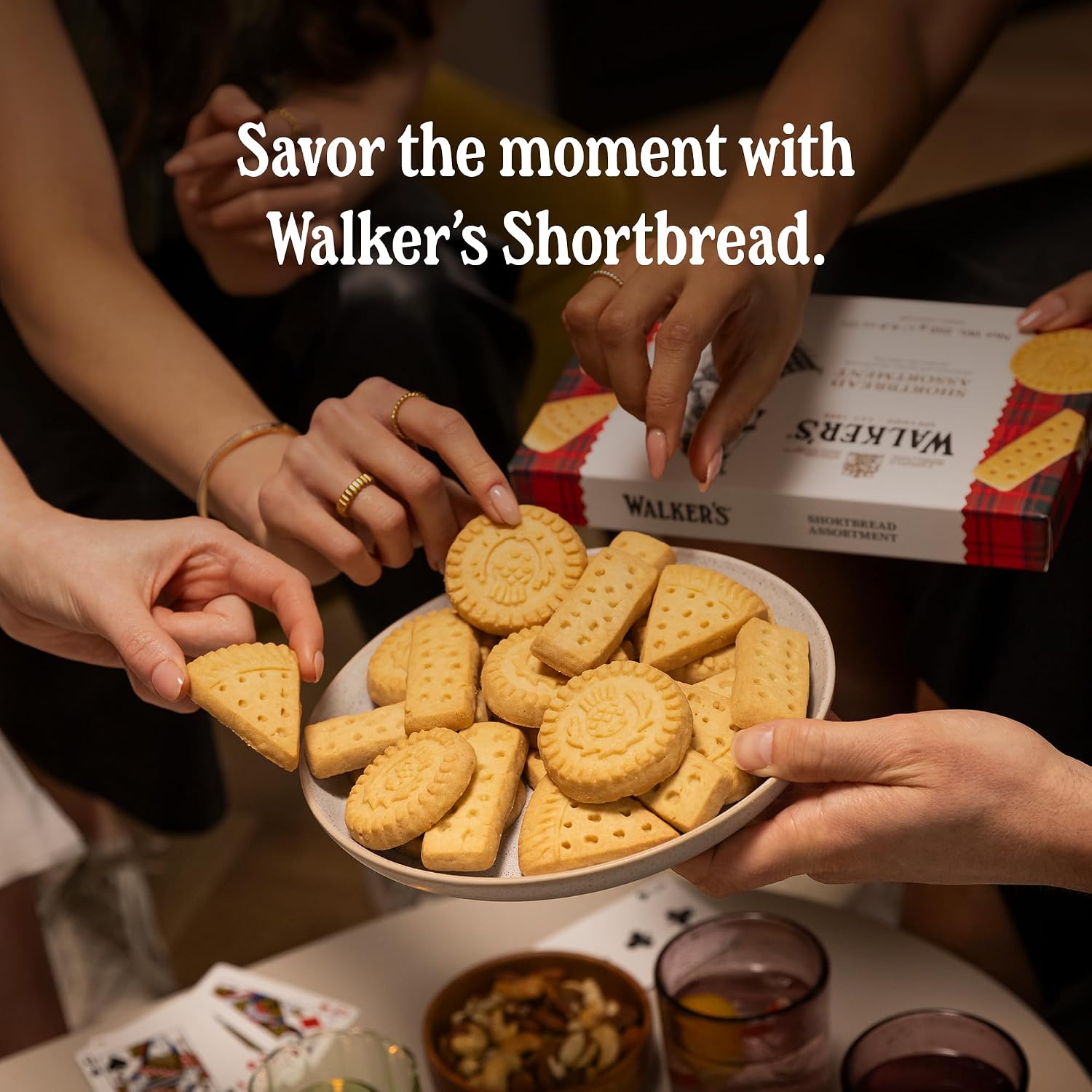 Detalle de Walker's Shortbread 1177D Highlanders Pure Butter Cookies, 1.4 oz Snack Packs
