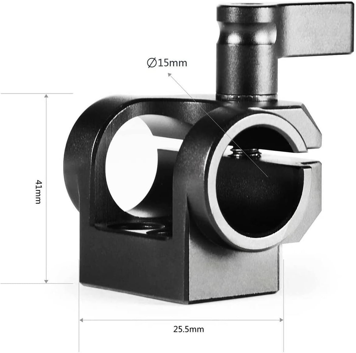 Detalle 2 de SMALLRIG 1995 15mm Stangenklemme für Mikrofon