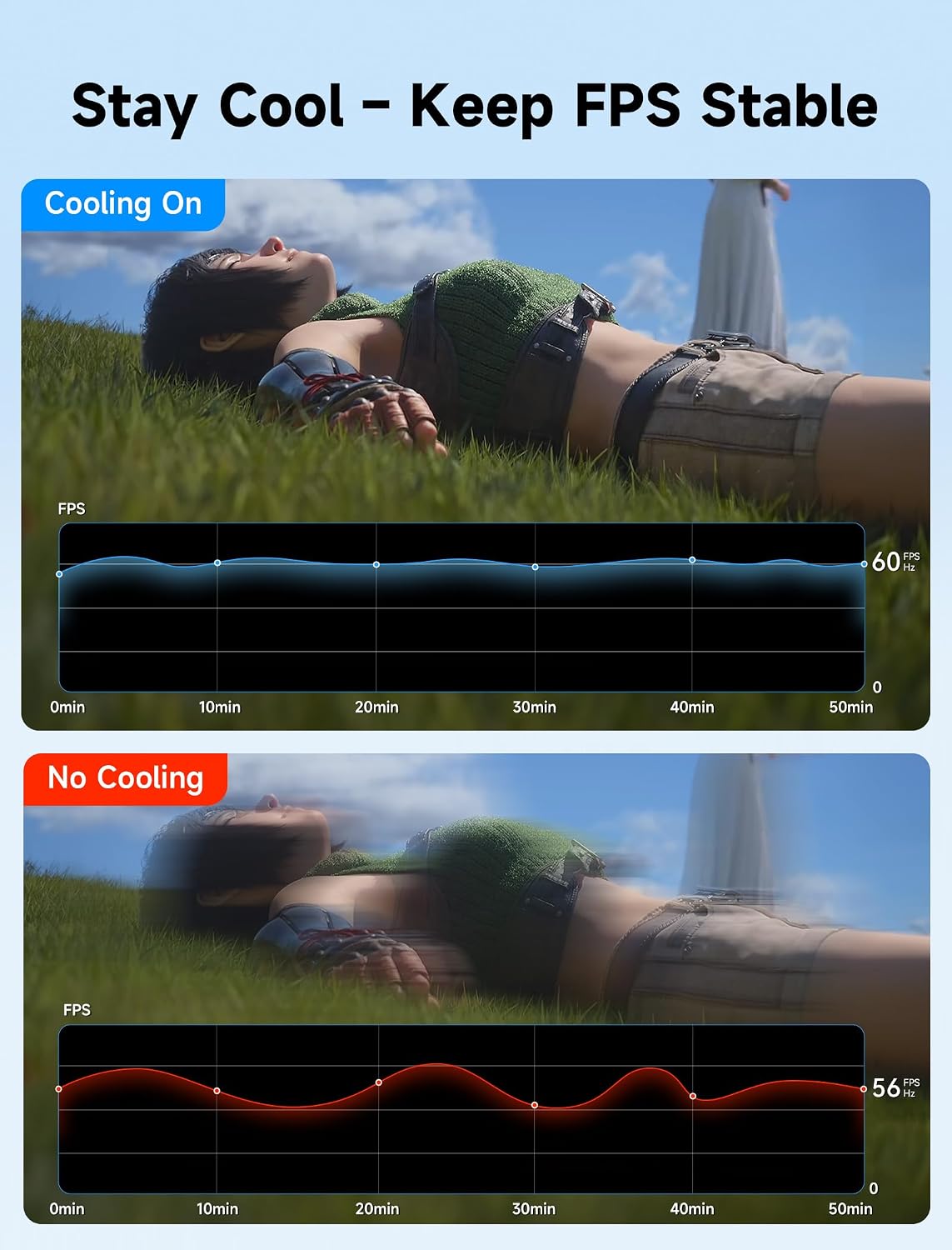 Thumbnail 3 de Ventilateur JSAUX pour Nintendo Switch 2 (2025) – Refroidissement efficace et crucial pour des sessions prolongées