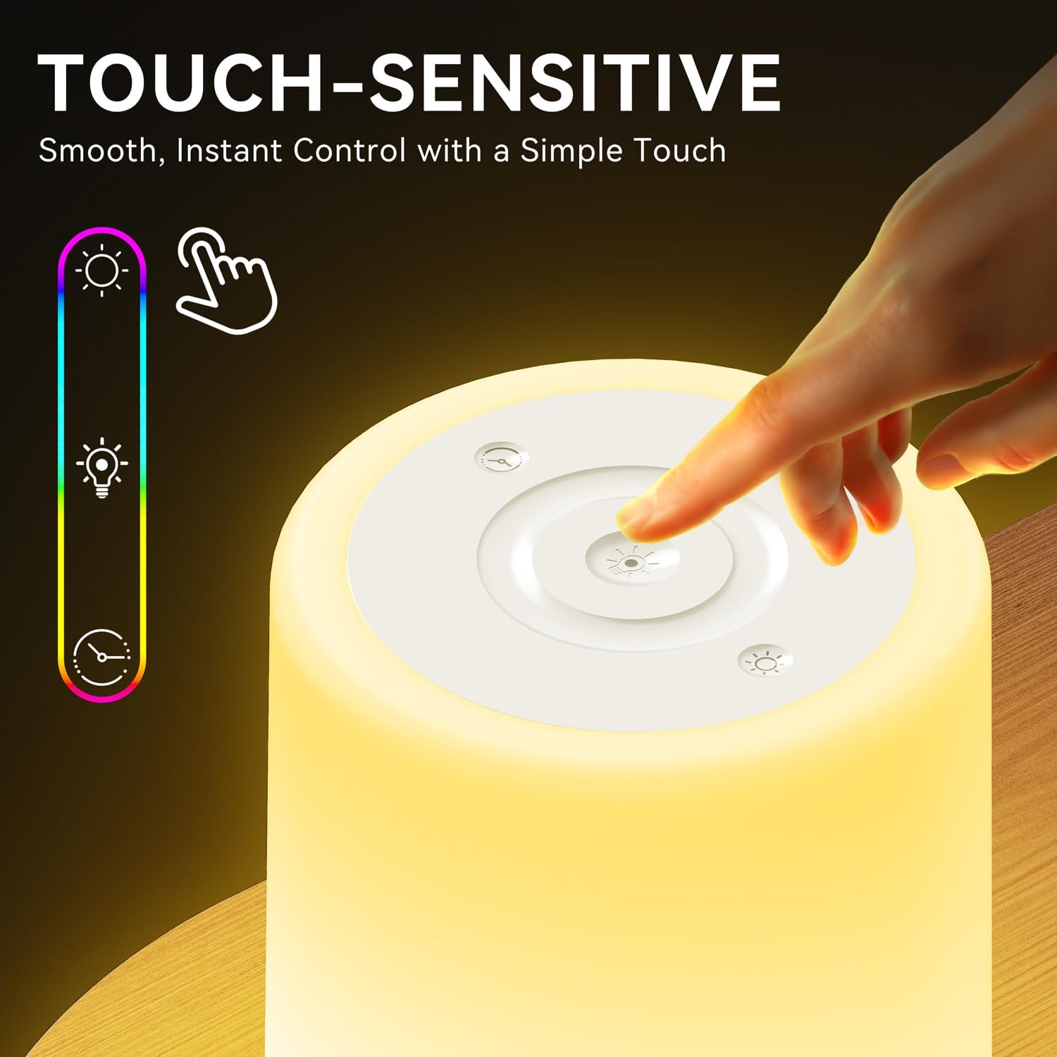 Thumbnail 6 de Auxmir Lampada da comodino LED Touch