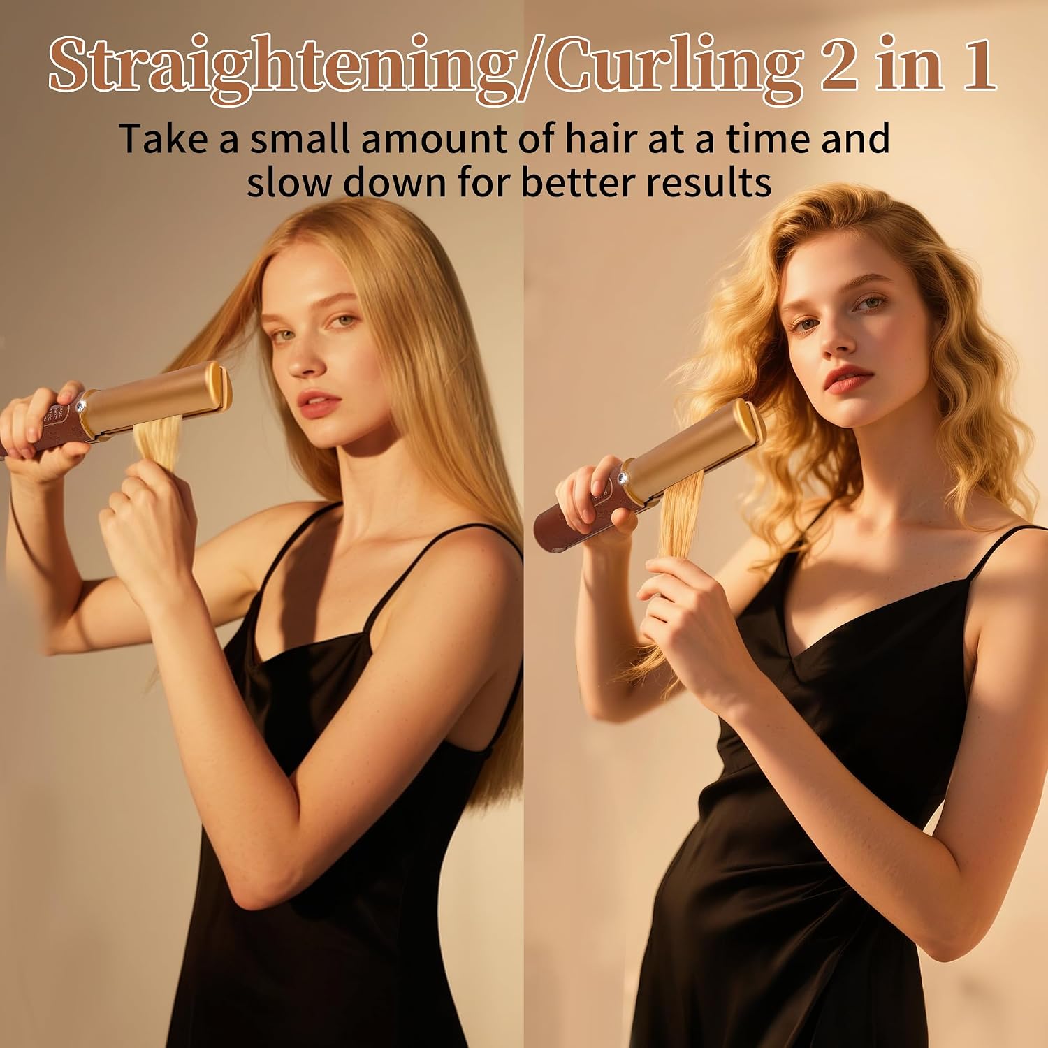 Detalle de Cordless Hair Straighteners 5000mAh portable flat iron