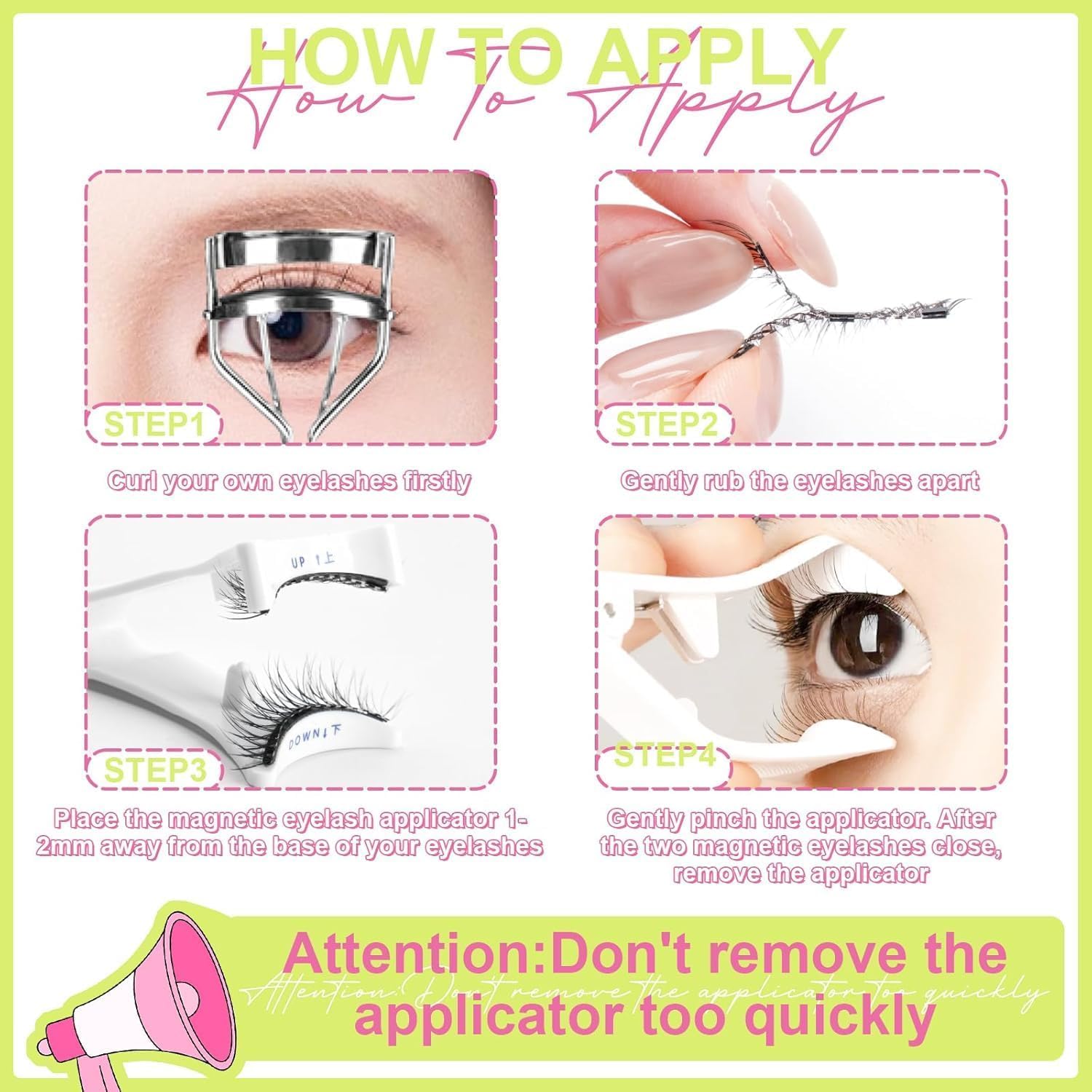 Thumbnail 3 de Strukturpaste Magnetische Wimpern – Ohne Kleber, Wiederverwendbar, Natürlicher Look