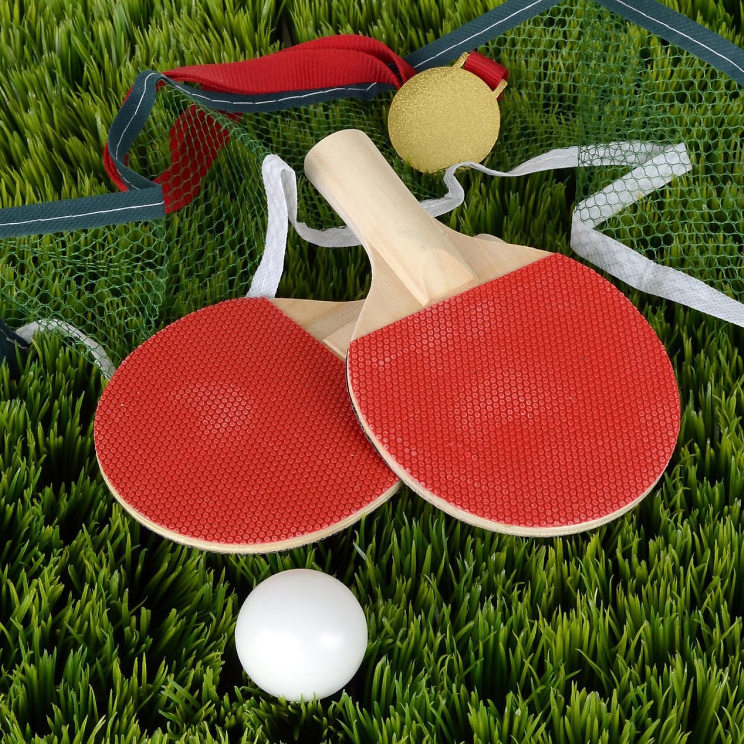 Thumbnail 1 de com-four® Palline da ping pong da 40 mm (ABS) in bianco opaco, confezioni da 48/72/144 pz
