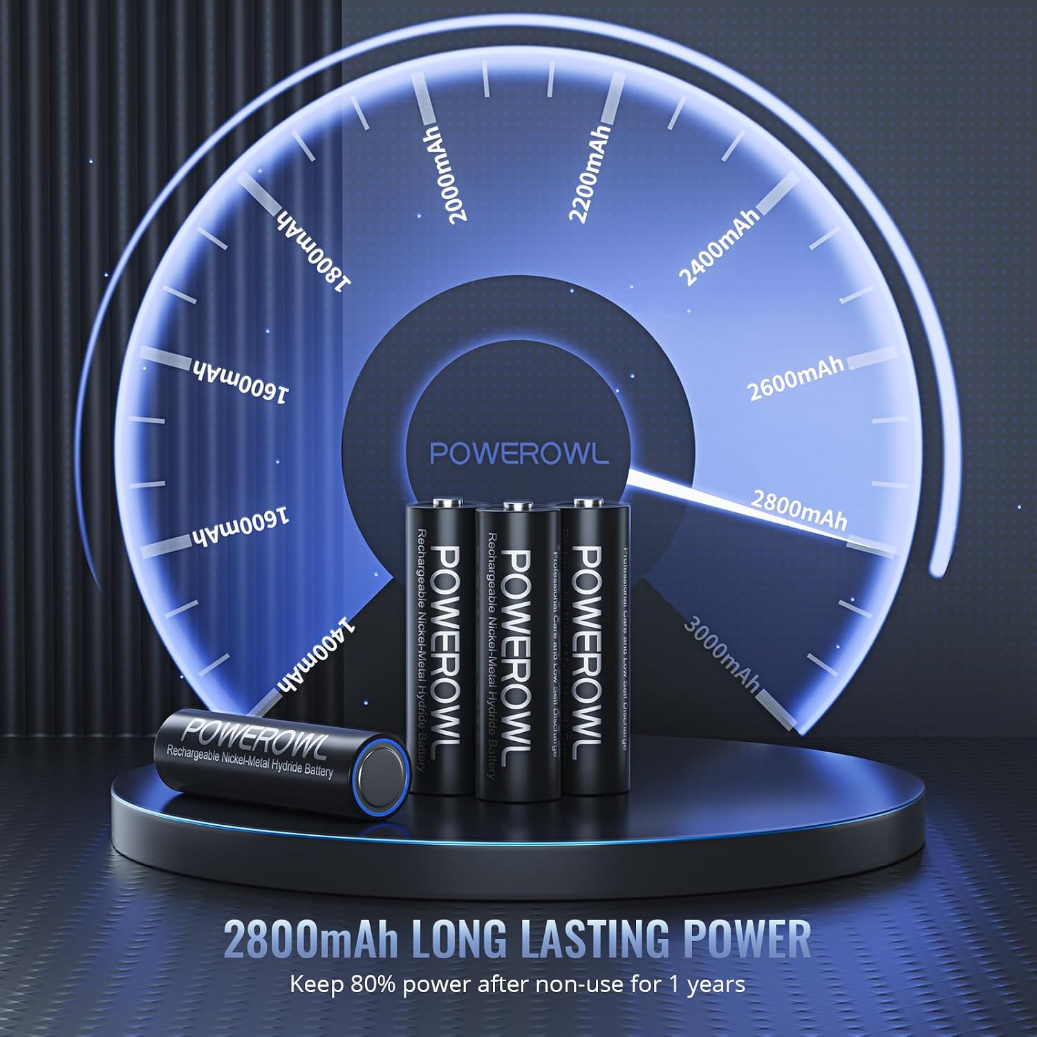 Thumbnail 3 de POWEROWL AA rechargeable batteries 2800mAh