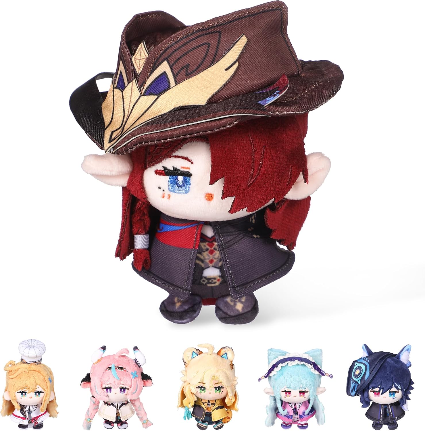 Detalle de UTIEHD Anime Spielcharakter Rucksackanhänger – Niedlicher 10 cm Sammler Schlüsselanhänger für Fans