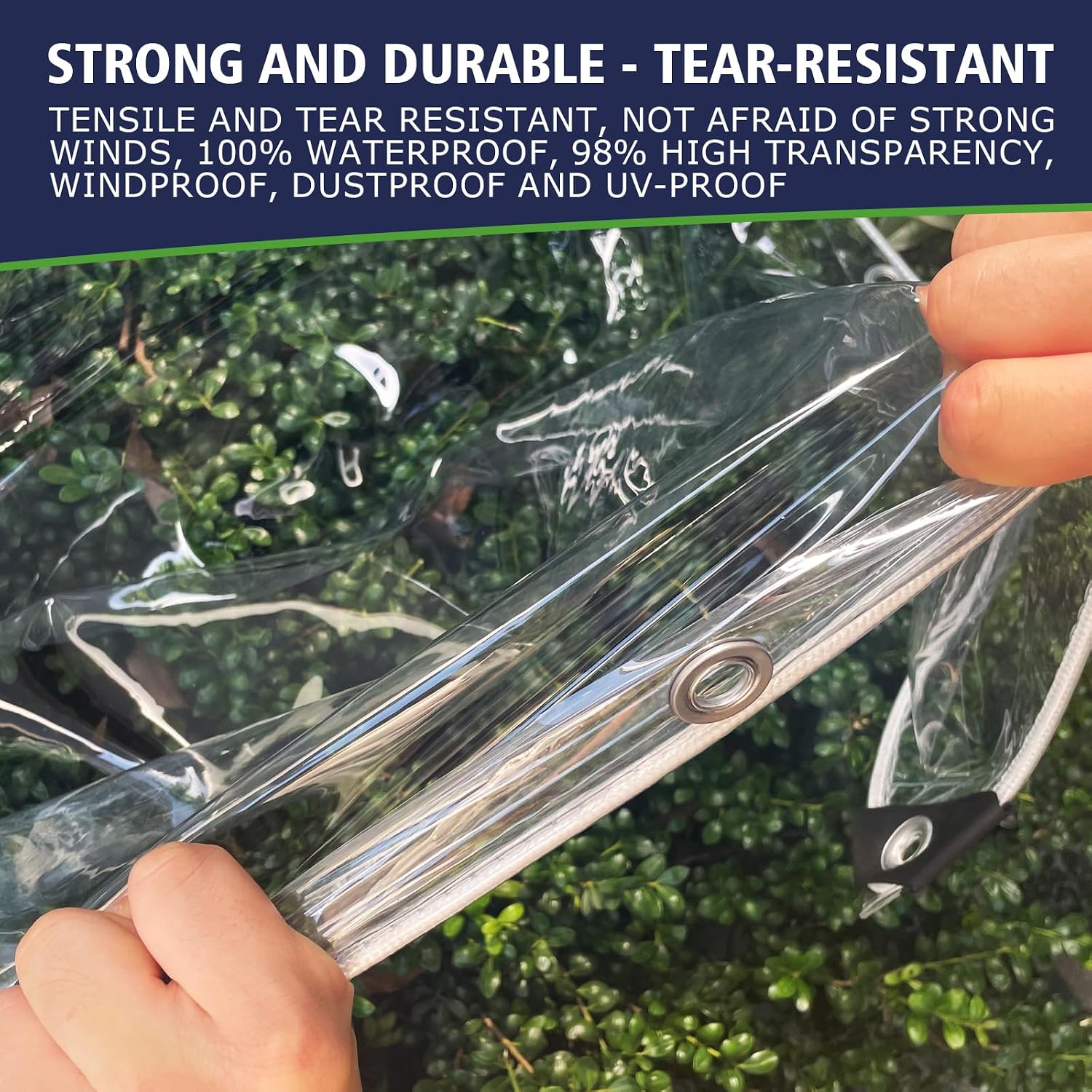 Detalle 2 de SHADEPLUS Clear Tarp 15MIL
