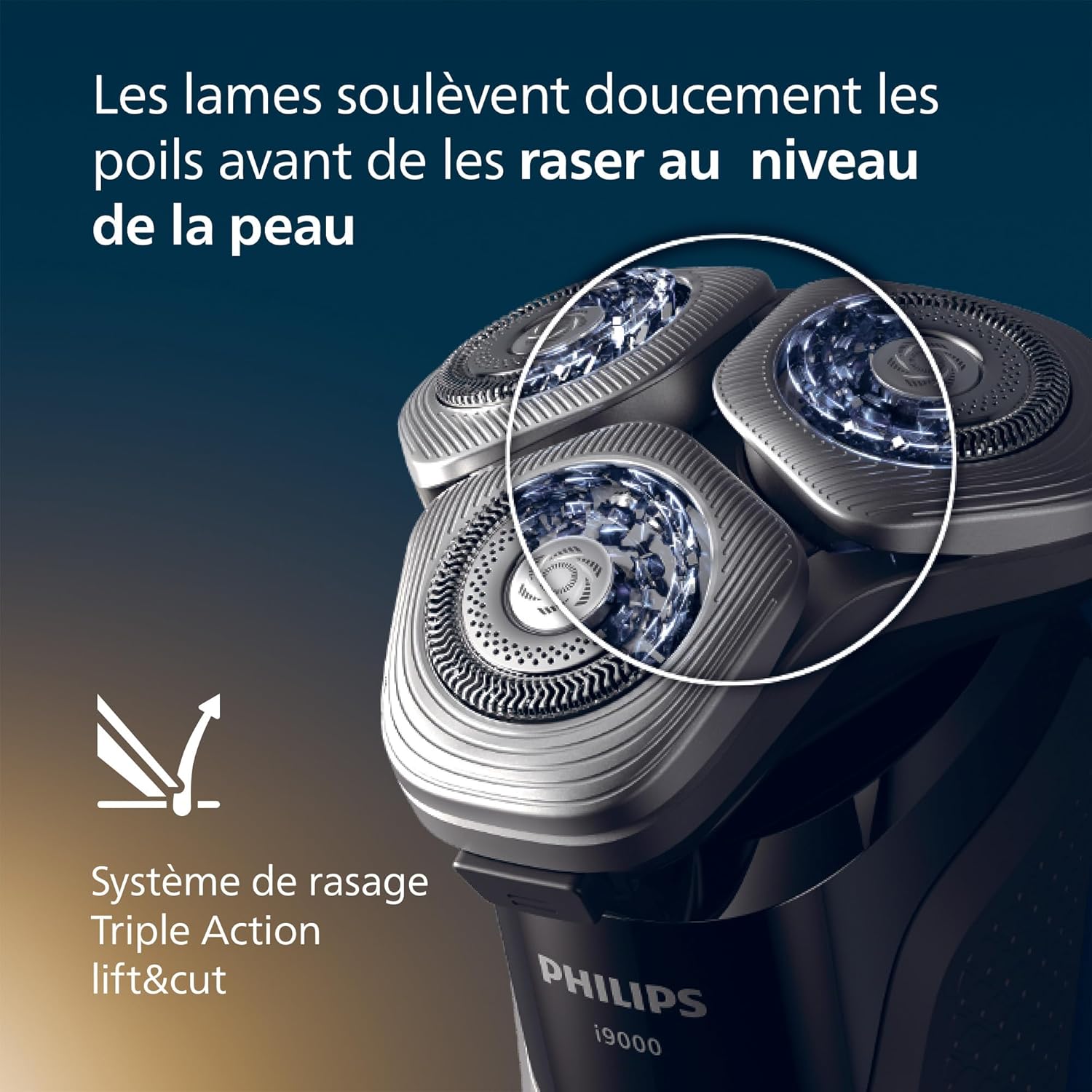 Detalle 2 de Philips i9000 Rasoir électrique 1h d’autonomie