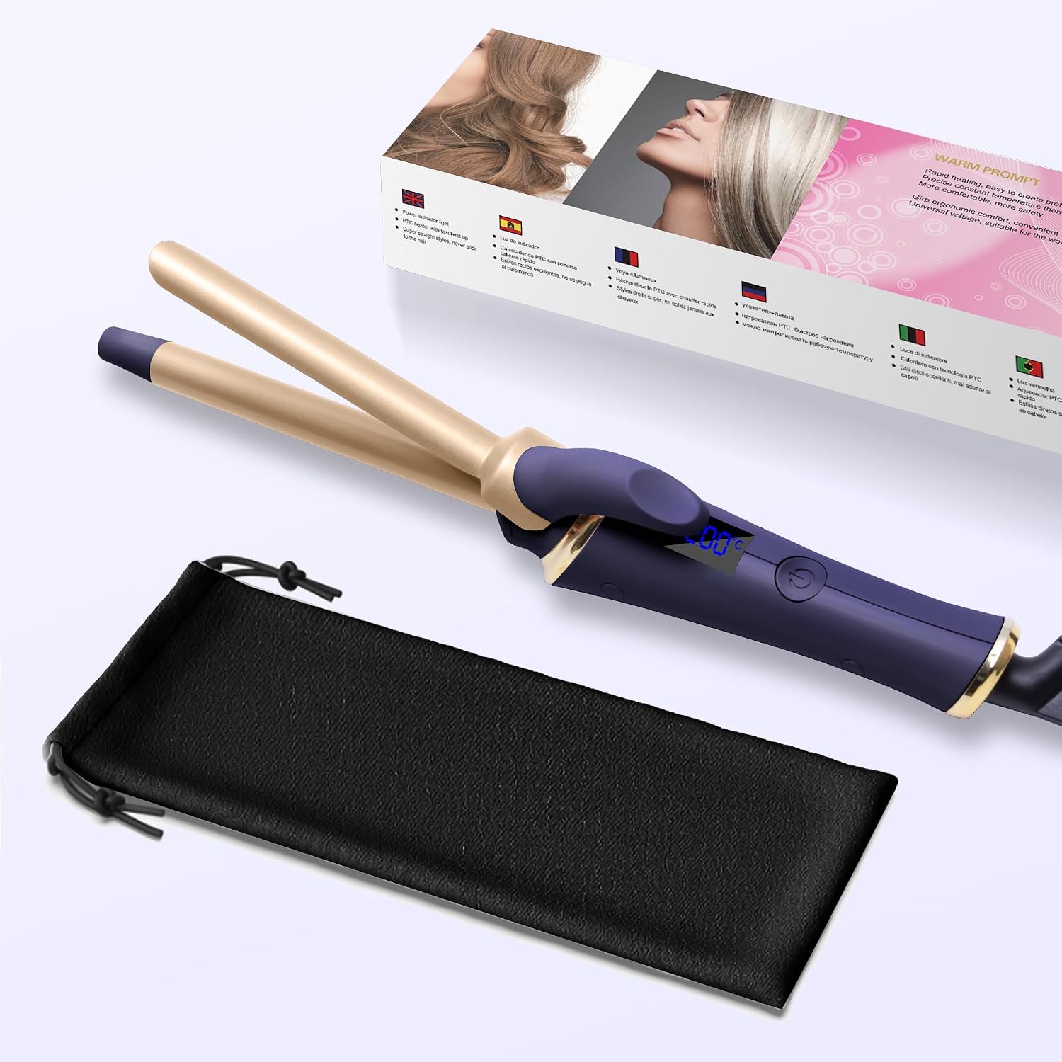 Detalle de UMIGA Mini Curling Tongs 25mm Travel
