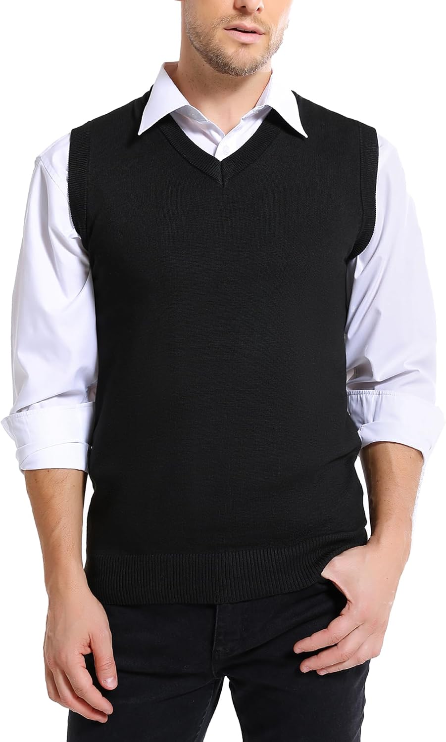 Detalle 2 de iClosam Gilet Cotone V Collo Uomo