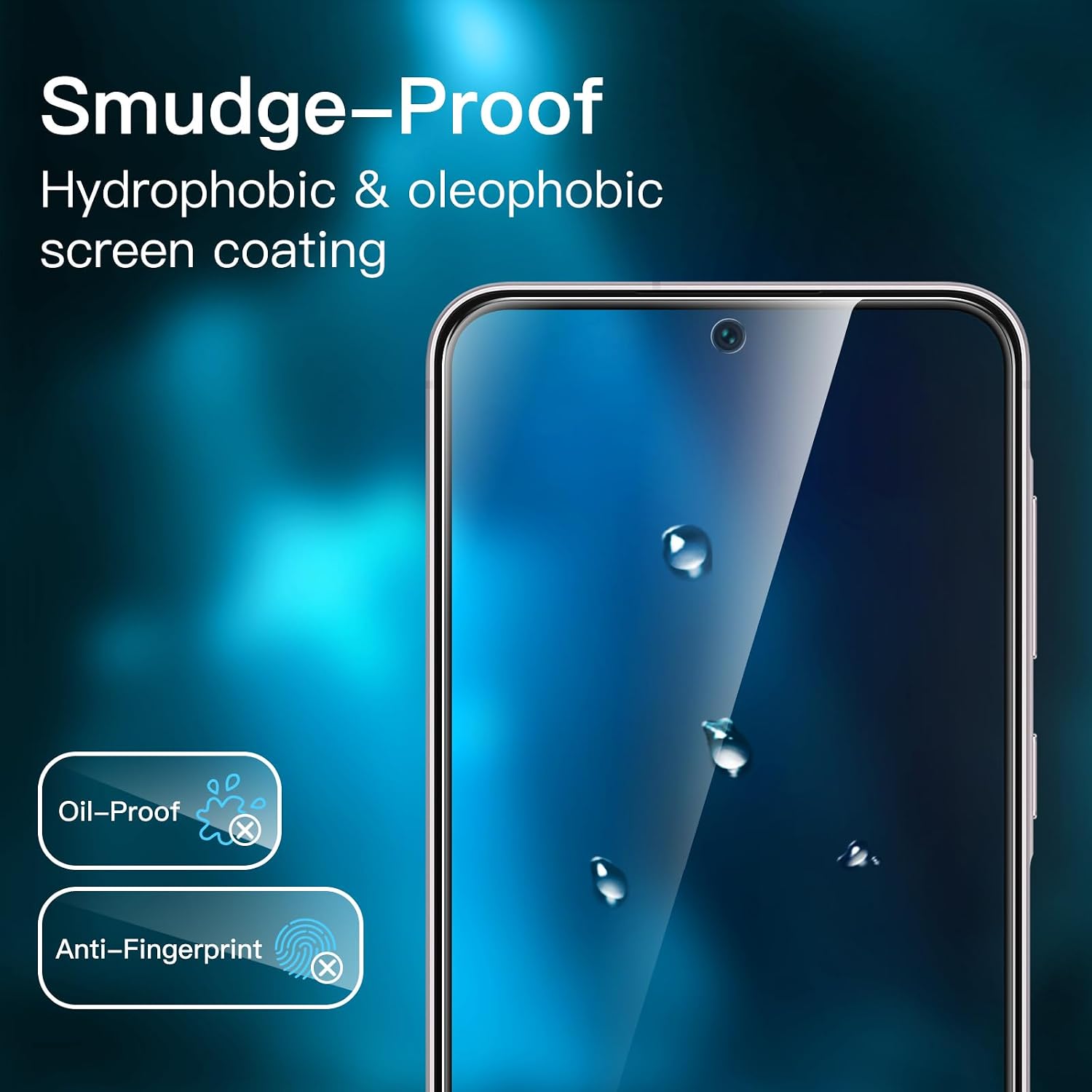 Thumbnail 6 de JETech pellicola protettiva in vetro temperato 9H per Samsung Galaxy A56 5G (pacchetto da 3)