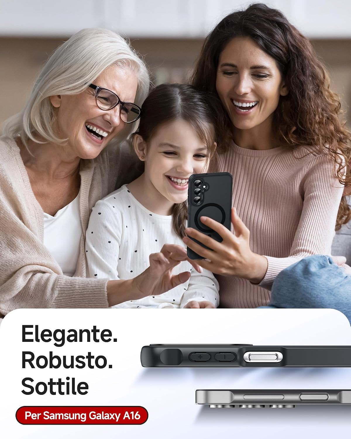 Thumbnail 6 de LeYi Cover magnetica per Galaxy A16 5G