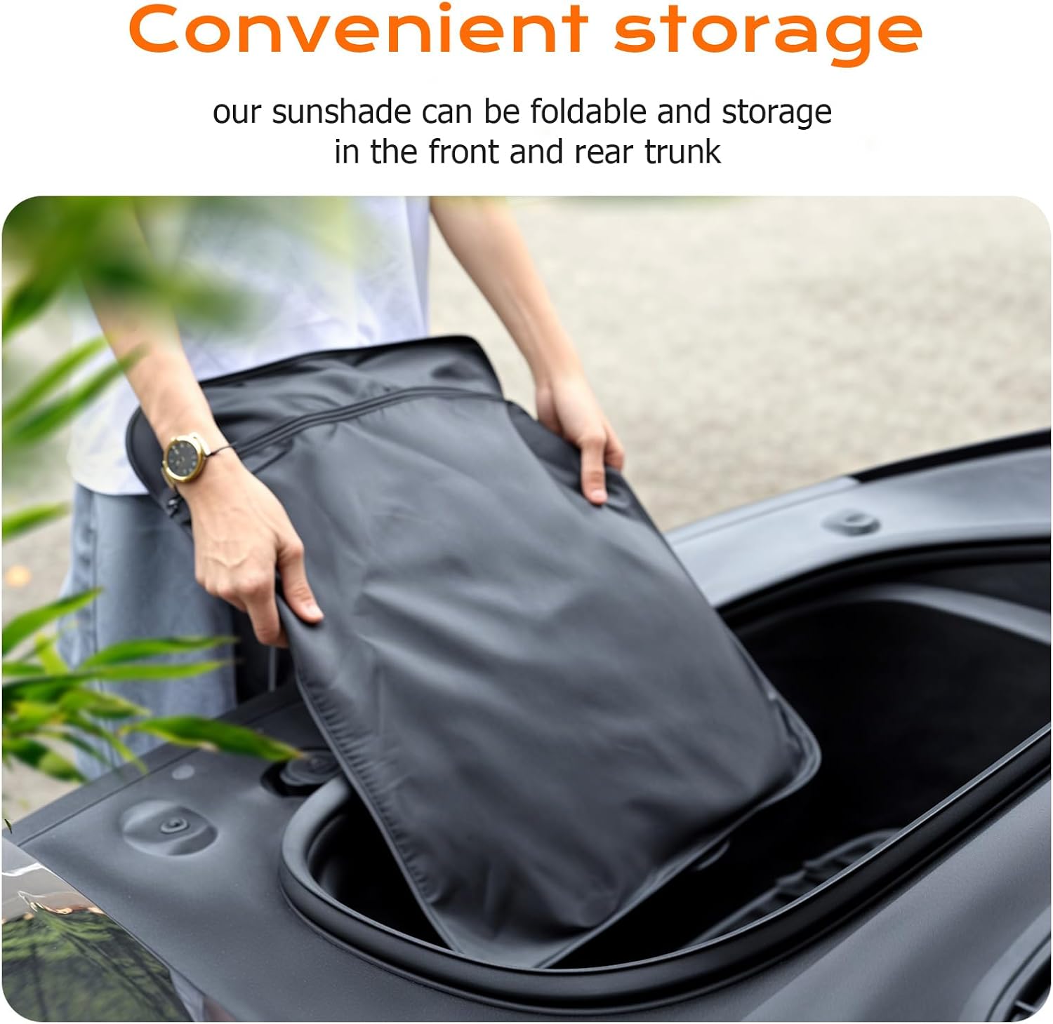 Thumbnail 2 de Tesla Model Y Sunshade Roof “Never Sag” Nano Ice-Crystal Coating Sunshade (Juniper 2025–2026)