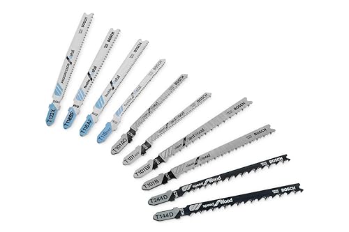 Bosch Hojas de sierra de calar básica para metal y madera, 10 unidades 🛠️